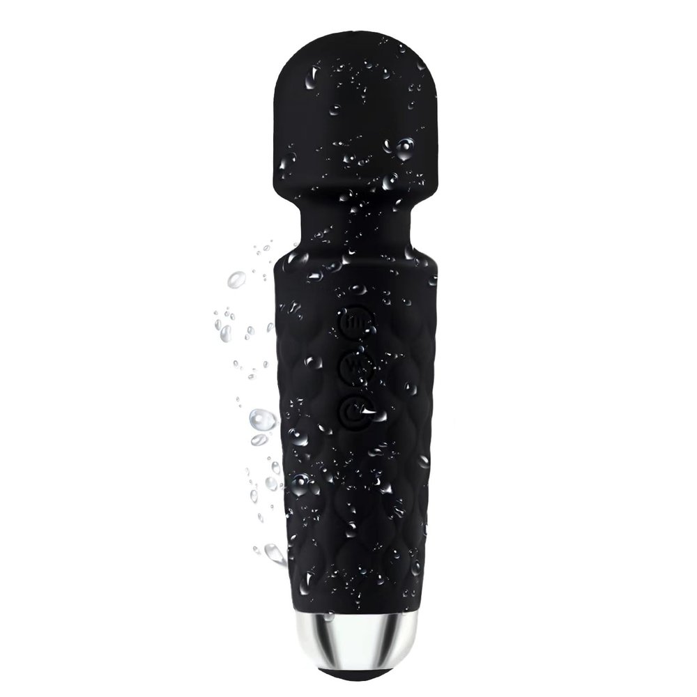 GXBOGR Percussion Handheld Electric Back Massager - Rechargeable&Waterproof Handheld Deep Tissue Neck Back Massager for Shoulder(Black)