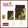 Horse Festive Drawstring Burlap Gift Bags-Reusable Christmas Gift Bags For Every Occasion view 4