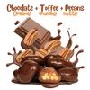 Milk Chocolate Toffee Coated Pecans by It's Delish, 48 Oz Jumbo Container | Milk Chocolate Covered Candy Nuts Bulk Pecans Chocolates Sweet & Crunchy Pecan Nut Snack | Kosher Dairy view 2