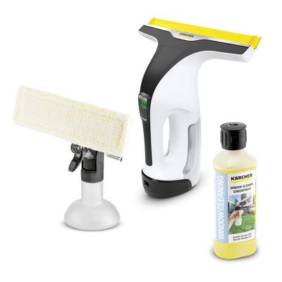Krcher WV 6 Electric Window Vacuum Squeegee 11" - Cleans Showers, Mirrors, Glass, and Countertops - Electric Squeegee