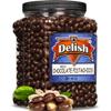 Milk Chocolate Covered Pistachios by It's Delish, 48 OZ Jumbo Container | Milk Chocolate Coated Dipped Candy Nuts Bulk Pistachio Chocolates Sweet & Crunchy Nut Snack | Kosher Dairy view 1
