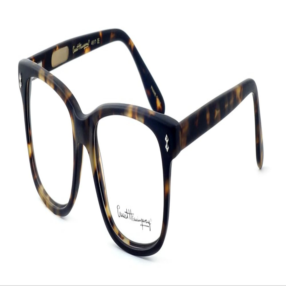 Calabria Ernest 4617 Cat-Eye Blue Light Blocking Reading Glasses +0.50 Tortoise Havana Brown Gold Men Women 52mm