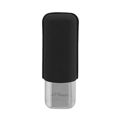 LIGHTERUSA S.T. Dupont Double Cigar Case - Grain Black Matte