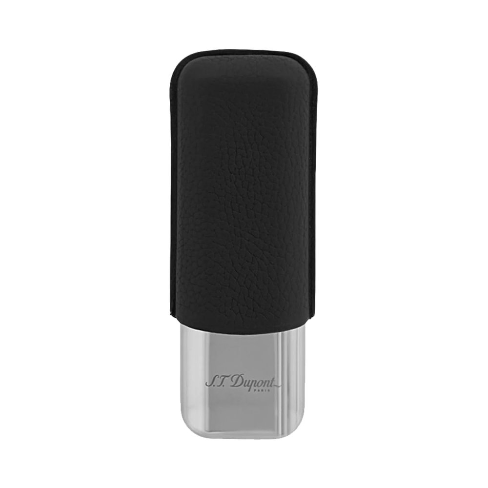 LIGHTERUSA S.T. Dupont Double Cigar Case - Grain Black Matte