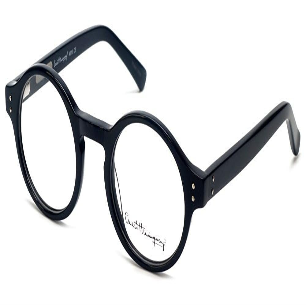 Calabria Ernest 4616 Round Blue Light Blocking Reading Glasses +2.50 Black Women
