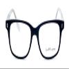 Calabria Ernest 4617 Cat-Eye Reading Glasses +4.50 Matte Black Crystal Clear Layered Silver Studs Men Women 52mm view 2