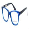Calabria Ernest 4617 Cat Eye Reading Glasses +0.50 Matte Black Crystal Clear Layered Silver Studs Men Women 52mm view 1