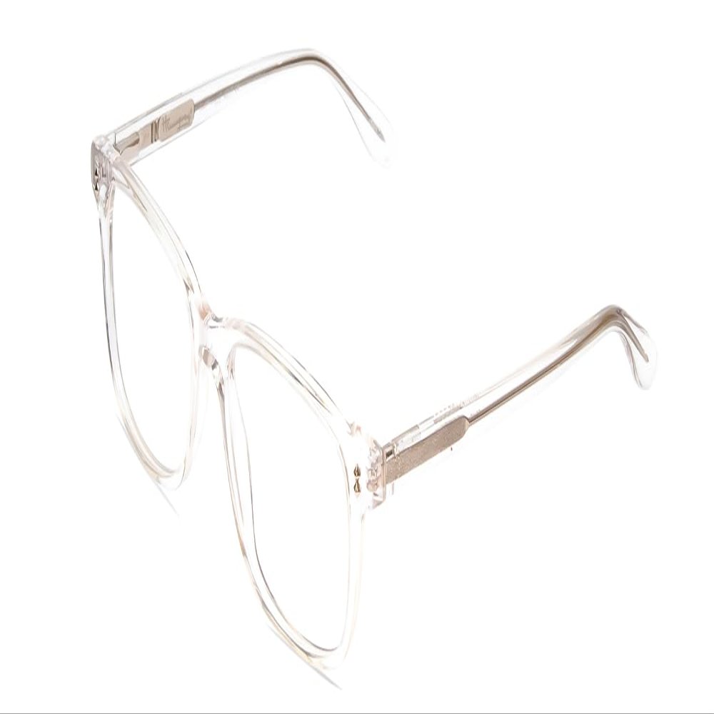 Calabria Ernest 4617 Cat-Eye Blue Light Blocking Reading Glasses +3.50 Crystal Clear Men Women 56mm