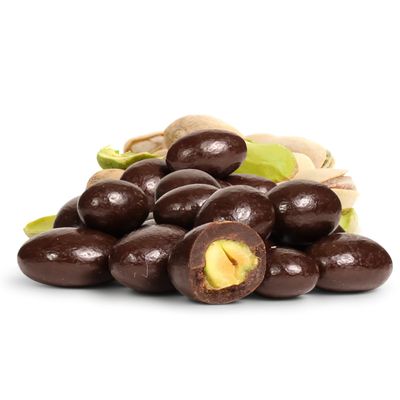 Dark Chocolate Covered Pistachio by It's Delish, 2 lbs Bulk Bag | Chocolate Candy Nuts Bulk Pistachios Chocolates Sweet & Crunchy Nut Snack | Vegan, Kosher