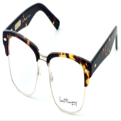 Calabria Ernest 4629 Panthos Reading Glasses +0.75 Shiny Tortoise Havana Brown Gold Men Women