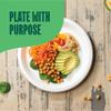100% Compostable Paper Plates 10 Inch Bulk [500 Count] Heavy-Duty Dinner Plates - Natural White Color Unbleached Bagasse - Eco-Friendly Disposable Biodegradable Sugarcane Plates - [Case 4/125 Pack] view 2