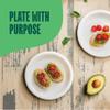 100% Compostable Paper Plates 7 Inch [1000 Count] Heavy-Duty Dessert Plates - Natural White Color Unbleached Bagasse - Eco-Friendly Disposable Biodegradable Sugarcane Plates - [Bulk Case 8/125 Pack] view 2