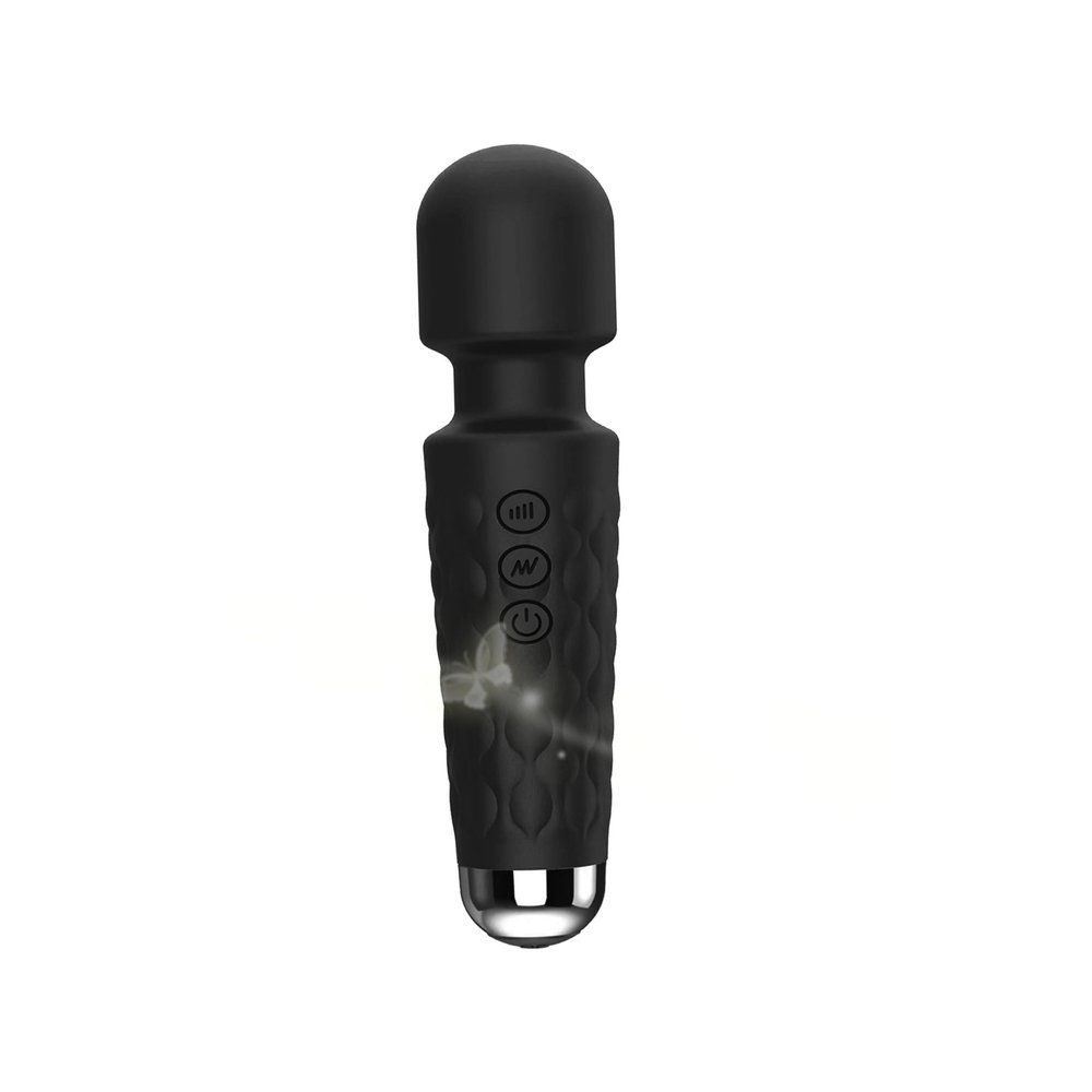 Adiliugan Back Massager Body Back Relaxation Massager - Mini - Travel - 8 Speeds 20 Modes - for Back - Foot - Back Massager for Shoulder.(Black6)