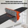 Qaestfy Ceiling Fan Cleaner Duster with 62.5 Extendable Long Handle Ceiling Fan Blade Cleaning Tool, Reusable Chenille & Microfiber Mop Head for Dusting Ceiling Fan Baseboard Wall Floor view 3