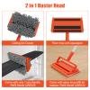 Qaestfy Ceiling Fan Cleaner Duster with 62.5 Extendable Long Handle Ceiling Fan Blade Cleaning Tool, Reusable Chenille & Microfiber Mop Head for Dusting Ceiling Fan Baseboard Wall Floor view 4