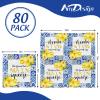 80Pcs Lemon Cocktail Paper Napkins Disposable She Found Her Main Squeeze Decorative Napkins Blue Tiles Print Beverage Napkin for Dinner Wedding Birthday Supplies, 5 x 5 Inch view 2