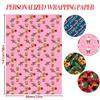 Artsadd Personalized Christmas Wrapping Paper Rolls for Boys&Girls Kids Adults, Customized Funny Christmas Gift Wrapping Paper Custom Gift Wrap Roll 58 x 23 Inches view 4