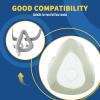 6 Pack Mask Liners for CPA, Comfortand Leak-Free Experience. Silky Full face Mask Covers One-Size-Fits MostRespironics DeVilbiss Reduce Noisy & Red Marks view 3