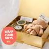 HAPPY POTATO 5 Large Gift Boxes with LIds and Ribbon 11.5x8.1x3.8 Inches, Bridesmaid Proposal Boxes, Gold Gift Boxes for Presents (Glossy Gold, Pack of 5) view 3
