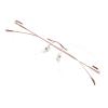 VisionGlobal Pure Titanium Frame for men/women Blue Light Blocking,Hand-set Diamond Fashion Glasses (Pink Clear, 2.00 Magnification) view 1