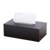 WALDOR Tissue Box Holder Acrylic Paper Drawer, Living Room Meeting Room Minimalist Paper Drawer, Black Tissue Drawer Decorative Napkin Holder (Size : Small) view 1