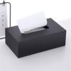 WALDOR Tissue Box Holder Acrylic Paper Drawer, Living Room Meeting Room Minimalist Paper Drawer, Black Tissue Drawer Decorative Napkin Holder (Size : Small) view 3