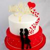 10Pcs Mr And Mrs Cake Topper Acrylic Wedding Cake Toppers Bride And Groom Mr & Mrs Cake Topper Gold Cake Decorations Cake Decor for Engagement Bridal Shower Anniversary Cake Decoration Supplies view 4