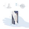 100 Count Ear Thermometer Probe Covers, Disposable Lens Filters Compatible with All Braun Ear Thermometer Models, Refill Caps view 3