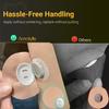 Amolyfe - Dexcom G7 Adhesive Patches - 20 Waterproof Dexcom Stelo Over Patches, 2 Reusable Bump-Proof Caps, 10 Days of Protection, Breathable Latex-Free and Hypoallergenic Adhesive, Premium Pack (TAN) view 4