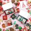 BABORUI Christmas Surprise Gift Box with Confetti, Seeroze Money Box for Cash Gift (Green Snowman) view 3
