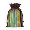 Colorful Wood Board Festive Drawstring Burlap Gift Bags-Reusable Christmas Gift Bags For Every Occasion view 2