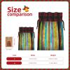Colorful Wood Board Festive Drawstring Burlap Gift Bags-Reusable Christmas Gift Bags For Every Occasion view 4