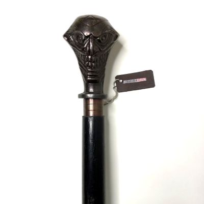 Antique Joker Handle Wooden Walking Stick Cane Black Walking Stick for Men