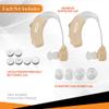 Behind the Ear Sound Amplifier - BTE Hearing Ear Amplification Device and Digital Sound Enhancer PSAD for the Hard of Hearing, Noise Reducing Feature, Gold view 4