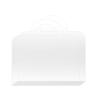 atcdfuw Transparent Flower Wrapping Bag With Handle Convenient And Stylish Bag For Shopping And Baby Showers Flower Box view 1