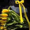 atcdfuw Transparent Flower Wrapping Bag With Handle Convenient And Stylish Bag For Shopping And Baby Showers Flower Box view 2