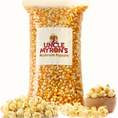 Mushroom Popcorn Kernels for Popping  3lb Bag  Non-GMO, No Gluten, Popcorn for Popcorn Machine  Delicious and Crunchy Popping Corn, Popcorn for Movie, Snacking by Uncle Myron's Popcorn