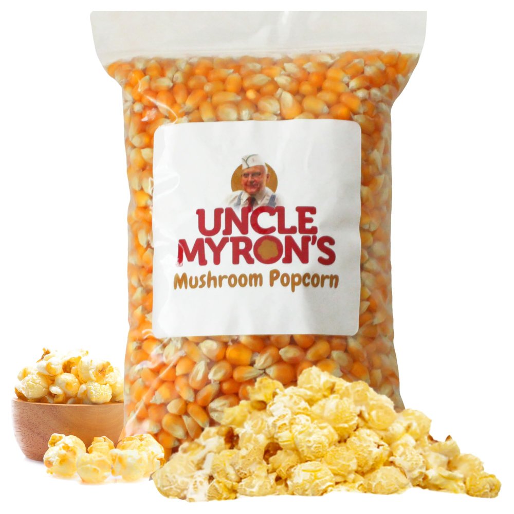 Mushroom Popcorn Kernels for Popping  1.25 lb Bag  Non-GMO, No Gluten, Popcorn for Popcorn Machine  Delicious and Crunchy Popping Corn