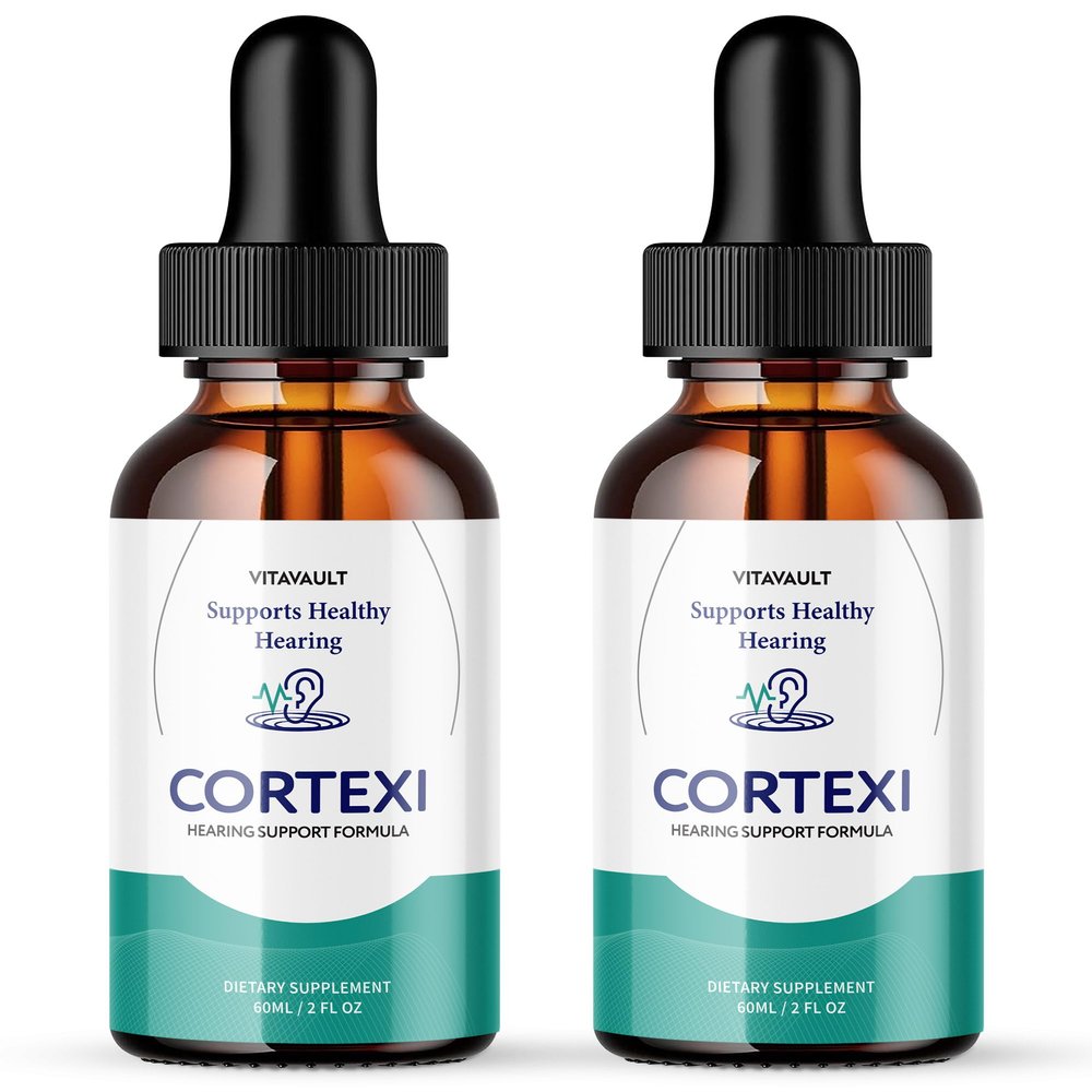 Vitavault Cortexi Ear Drops - Cortexi Hearing Support Drops, Cortexi Drops, Cortexi Reviews - Promotes Auditory Clarity, Supports Healthy Hearing 2 Pack