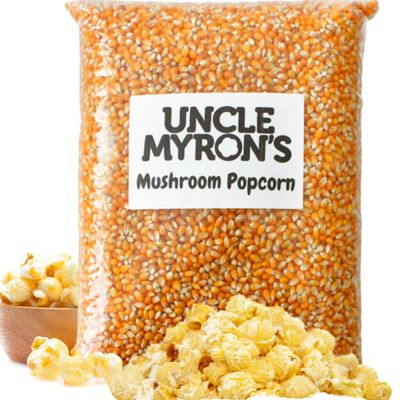 Mushroom Popcorn Kernels for Popping  10 lb Bag  Non-GMO, No Gluten, Popcorn for Popcorn Machine  Delicious and Crunchy Popping Corn, Popcorn for Movie, Snacking (10 Pound) by Uncle Myron's