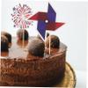 Hohopeti Independence Day Cake Picks 4 of July Cupcake Toppers Decorative Ornament for National Day view 3