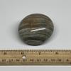 139.6g, 2.2"x2.1"x1.3"Ocean Jasper Palm-Stone or ocean orbicular jasper Crystal Gallet Gemstones @Madagascar, B30728 view 3