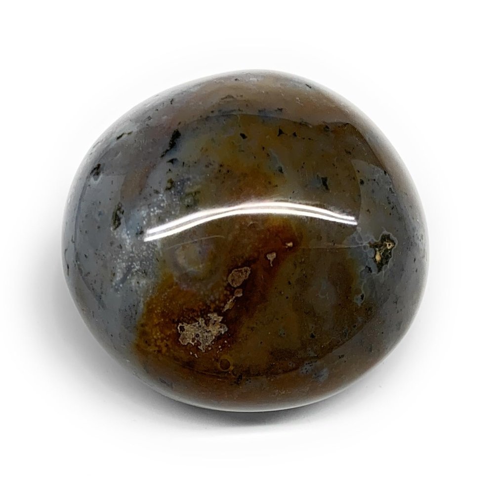 168.3g, 2.2"x2.1"x1.6"Ocean Jasper Palm-Stone or ocean orbicular jasper Crystal Gallet Gemstones @Madagascar, B30721