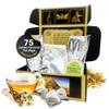 Legendary-Teas Tea of the Pharaoh's 75 Pack Pyramid Tea Bags Sealed in Foil Pouches (Egyptian Chamomile Tea, 75 Pack Box) view 1