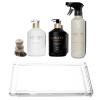 L'AVANT Collective Luxury Home Essentials Bundle | High Performing Dish Soap, Hand Soap, Multipurpose Cleaner Spray, Scrub Brush, Lucite Tray | Luxurious Ingredients Reusable Bottles (Fresh Linen) view 1