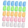 Anneome 30pcs Portable Plastic Toothbrush Head Covers Protective Cases for Travel Home and Camping Random Colors Efficiently Safeguards Toothbrushes view 1