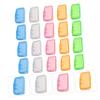 Anneome 30pcs Portable Plastic Toothbrush Head Covers Protective Cases for Travel Home and Camping Random Colors Efficiently Safeguards Toothbrushes view 4