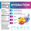 Electrolyte Hydration Packets - Best Electrolytes Drink Mix - Sugar Free Formula with Sodium, Potassium, Magnesium, Zinc & Vitamin C for Dehydration Relief and Rehydration, Strawberry Lemon (16 Pack) view 2