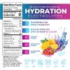 Electrolyte Hydration Packets - Best Electrolytes Drink Mix - Sugar Free Formula with Sodium, Potassium, Magnesium, Zinc & Vitamin C for Dehydration Relief and Rehydration, Strawberry Lemon (32 Pack) view 2