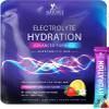 Electrolytes Powder Packets - Sugar Free Hydration Recovery Powder with Potassium, Magnesium, Sodium, Zinc & Vitamin C, Zero Sugar, Hydration Electrolyte Liquid Drink Mix, Strawberry Lemon (16 Pack) view 1